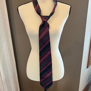 Men's Van Heusen Tie, Pink, Gray & Navy Stripe Tie